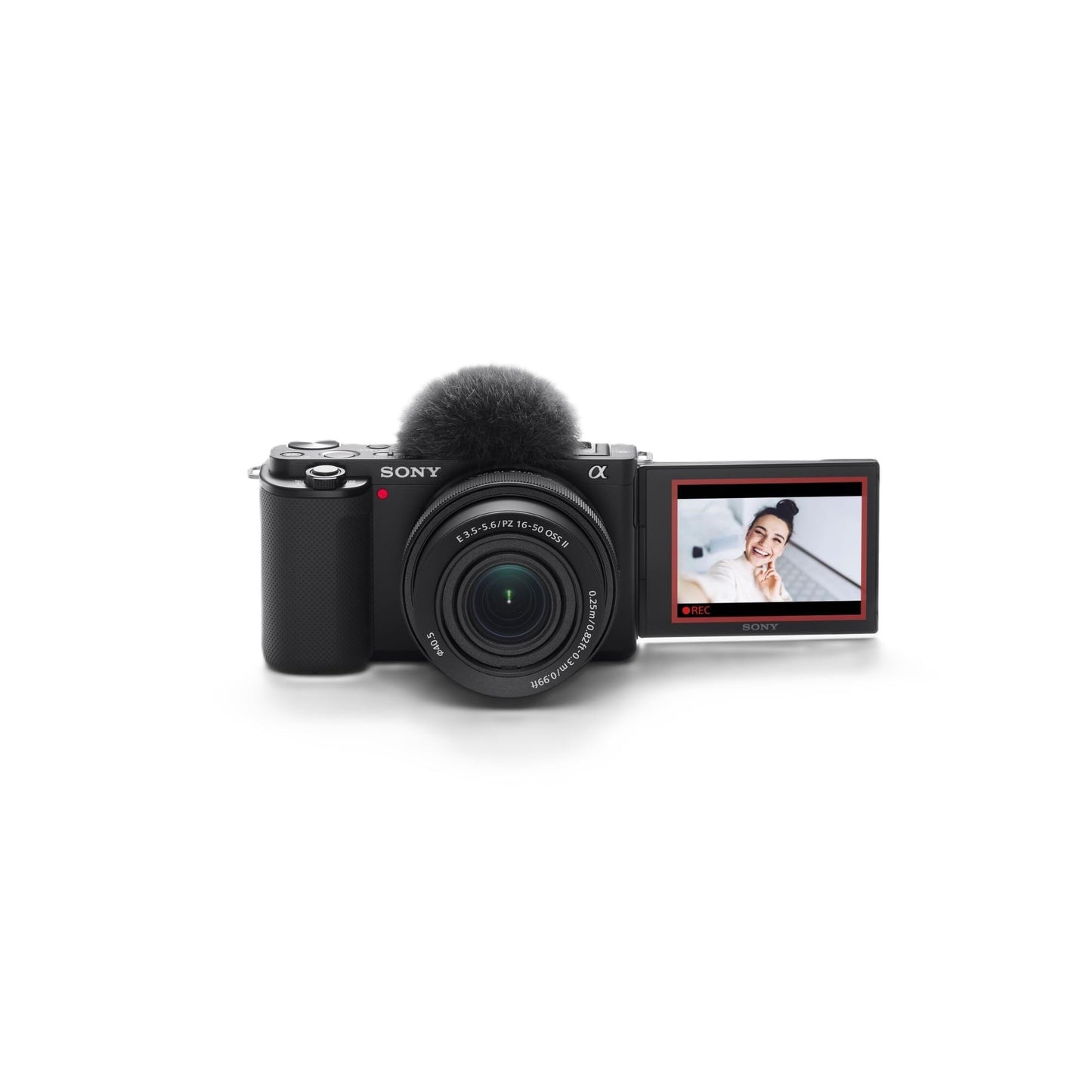 Sony ZV-E10 Mirrorless Camera with E PZ 16-50mm F3.5-5.6 OSS II Lens (Black) - ZVE10KB