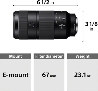 Sony FE 100-400mm F5.6-8 OSS DSLR Lens - SEL100400