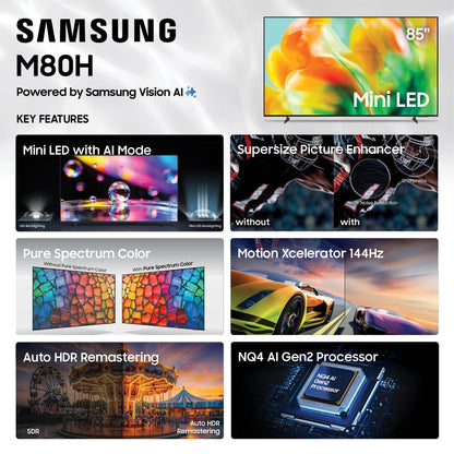 Samsung M80H 85-in LED TV - UN85M80HAFXZA (2026)