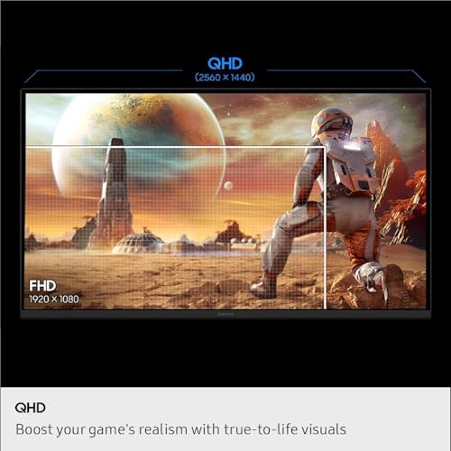 (Open Box) Samsung 27-in QHD, IPS, 180Hz, 1ms, G-Sync - LS27FG502ENXZA