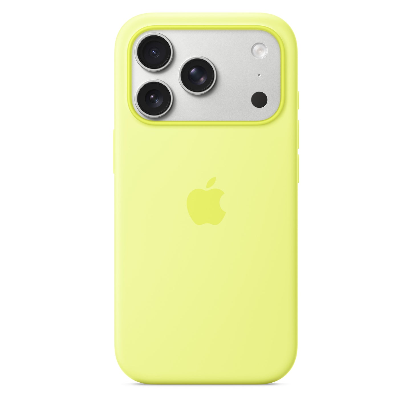 Apple iPhone 17 Pro Silicone Case with MagSafe – Neon Yellow - MGFF4ZM/A