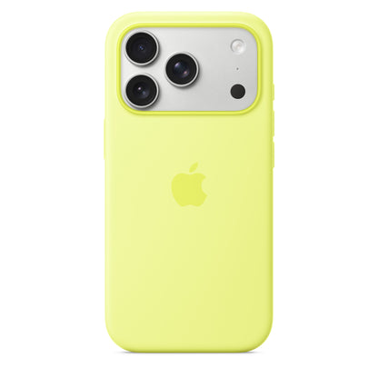 Apple iPhone 17 Pro Silicone Case with MagSafe – Neon Yellow - MGFF4ZM/A
