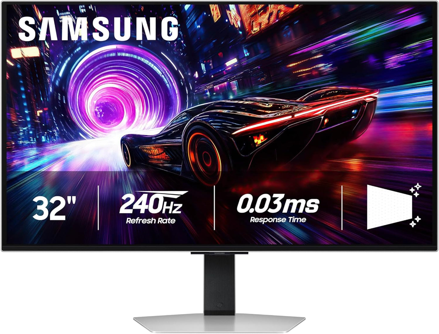 Samsung 32-Inch Odyssey QD-OLED G8 G81SF 4K 240Hz Gaming Monitor - LS32FG810SNXZA