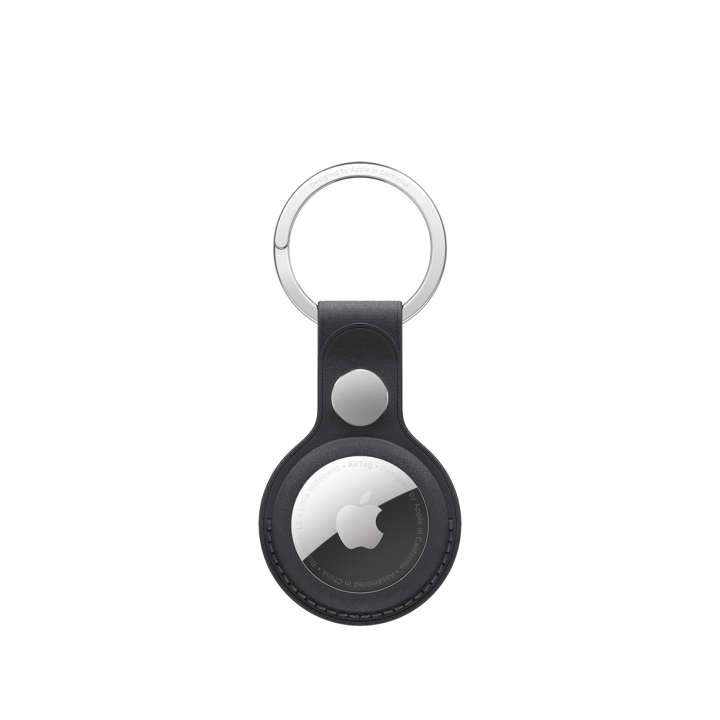 Apple AirTag FineWoven Key Ring - Black - MGG24ZM/A