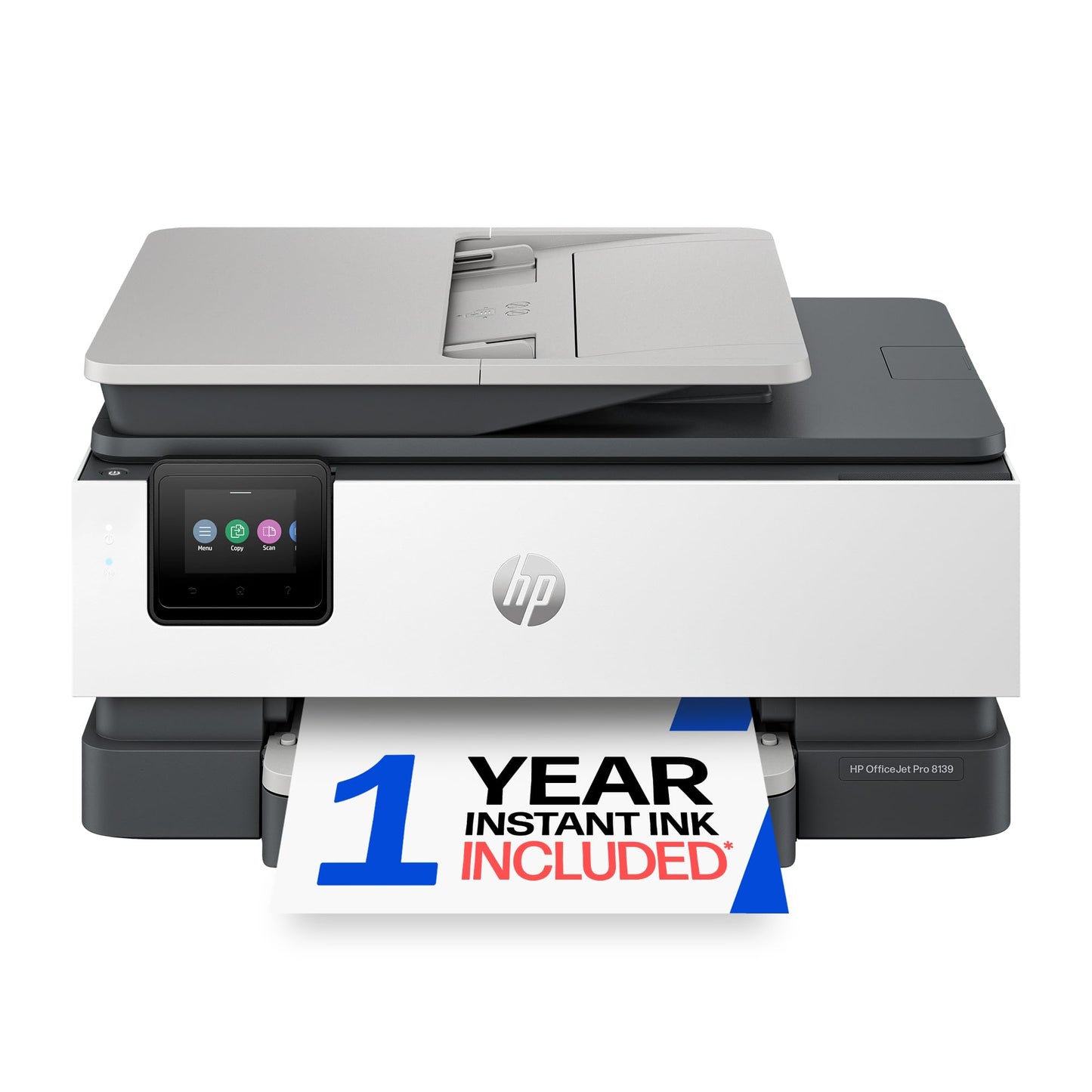 HP OfficeJet Pro 8139 Wireless All-in-One Color Inkjet Printer, Print, Scan, Copy, Fax, ADF, Duplex Printing - C2VK3A#B1H