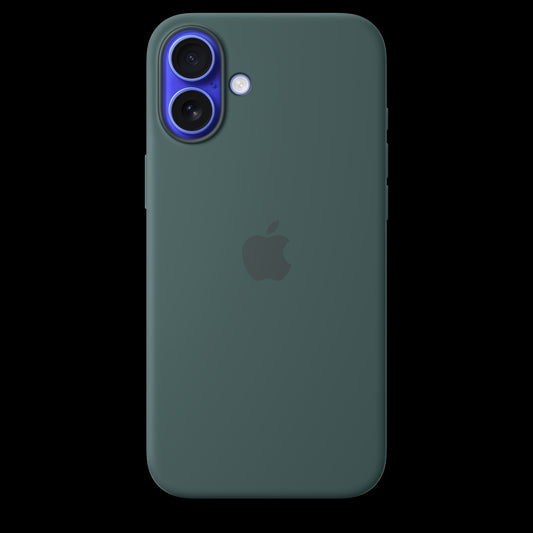 Apple iPhone 16 Plus Silicone Case with MagSafe - Lake Green - MYYH3ZM/A (2024)