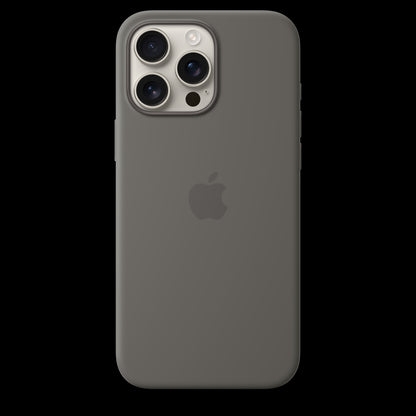 Apple iPhone 16 Pro Max Silicone Case with MagSafe - Stone Gray - MYYV3ZM/A (2024)