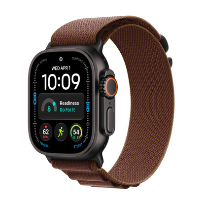 Apple Watch Ultra 4 GPS + Cellular 49mm Black Titanium Case with Burgundy Alpine Loop - S - MJC04LS/A (2026)