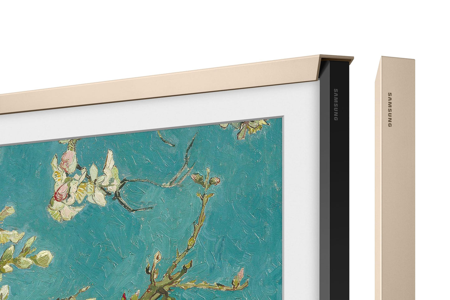 (Open Box) Samsung 50-in The Frame Customizable Bezel - Sand Gold Metal (VG-SCFC50SGM/ZA) for 2021-2024 Models