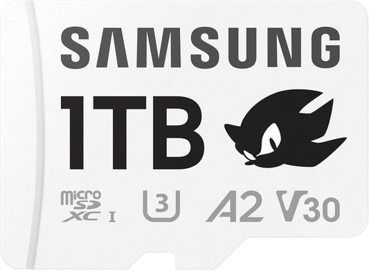 (Open Box) Samsung PRO Plus 1TB Sonic The Hedgehog + Adapter, microSDXC - MB-MD1T0SA/LC1