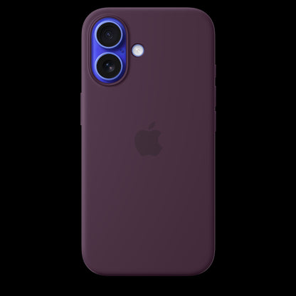 Apple iPhone 16 Silicone Case with MagSafe - Plum - MYY43ZM/A (2024)