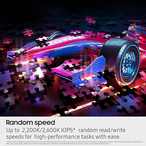 Samsung 8TB 9100 Pro Internal SSD Drive, PCIe 5.0 x4, NVMe 2.0 - MZ-VAP8T0B/AM