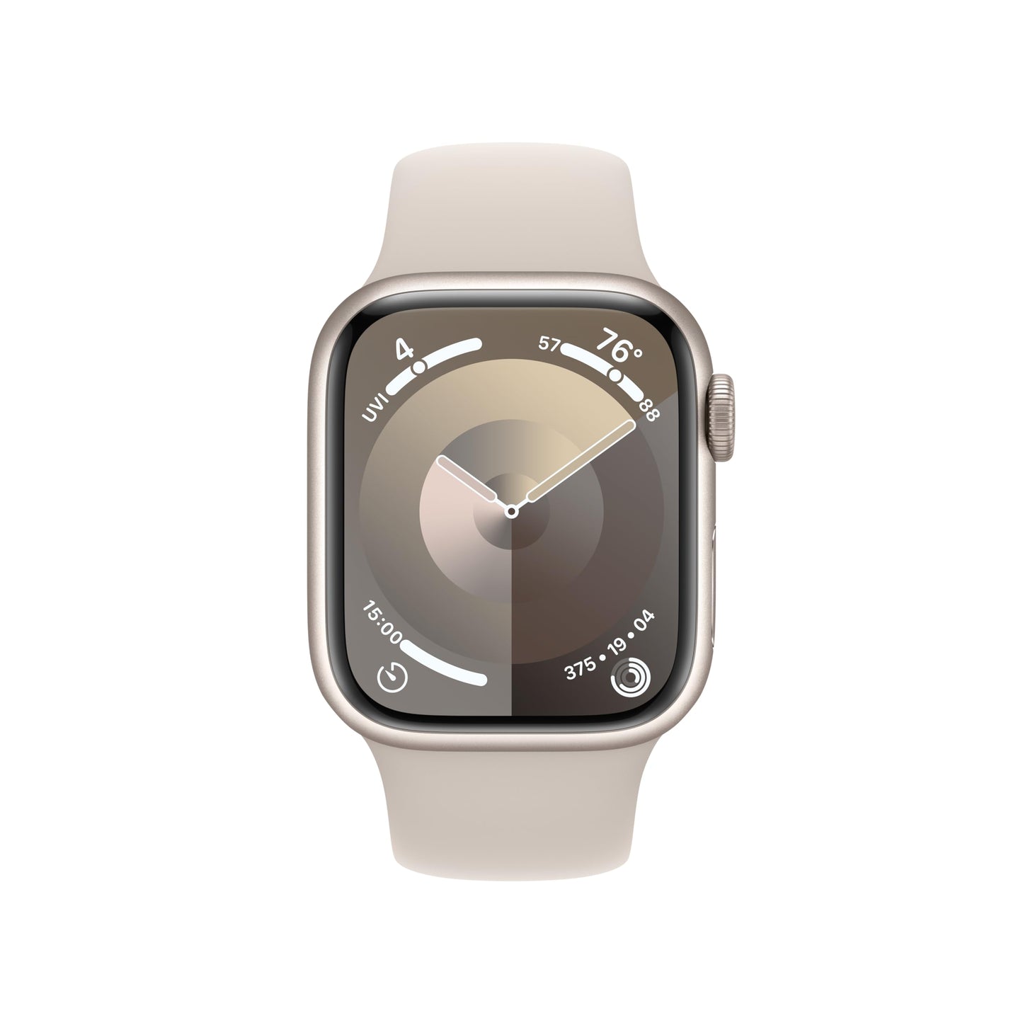 (Open Box) Apple Watch Series 9 GPS 41mm Starlight Aluminum Case with Starlight Sport Band - S/M (2023)