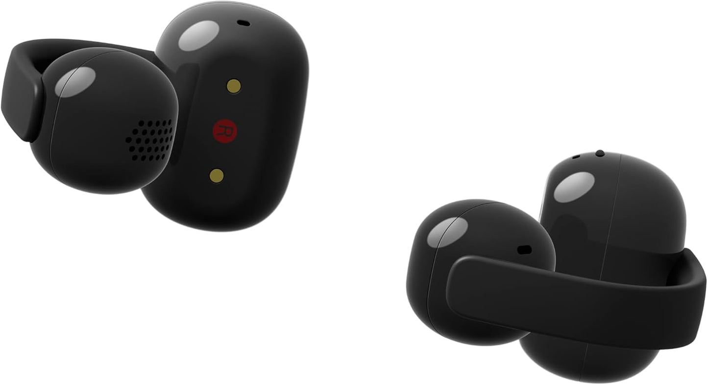 (Open Box) Sony LinkBuds Clip Open-Ear Truly Wireless Earbuds, Ambient Sound Awareness, Water Resistant, 37hr Battery, Black - WFLC900/B
