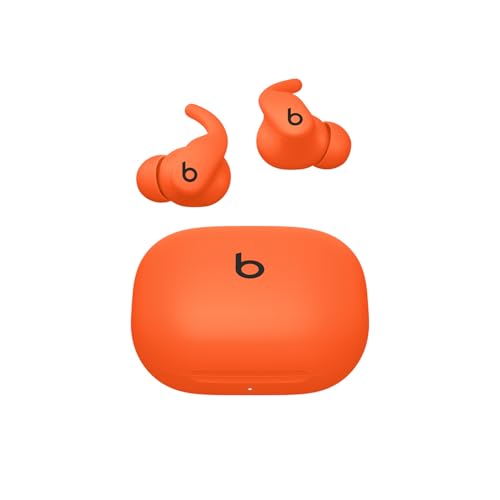 Beats Powerbeats Fit - Wireless Noise-Cancelling Workout Earbuds with Ultimate Secure Fit - Spark Orange