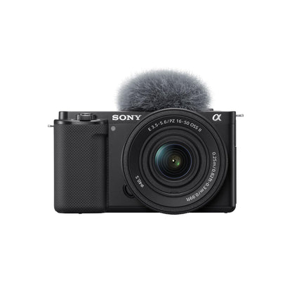 Sony ZV-E10 Mirrorless Camera with E PZ 16-50mm F3.5-5.6 OSS II Lens (Black) - ZVE10KB