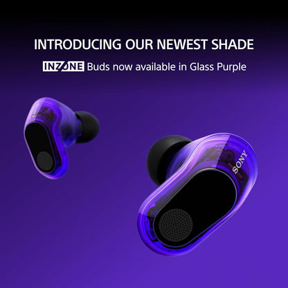 Sony WFG700N/V INZONE Buds Truly Wireless Noise Cancelling Gaming Earbuds | Glass Purple