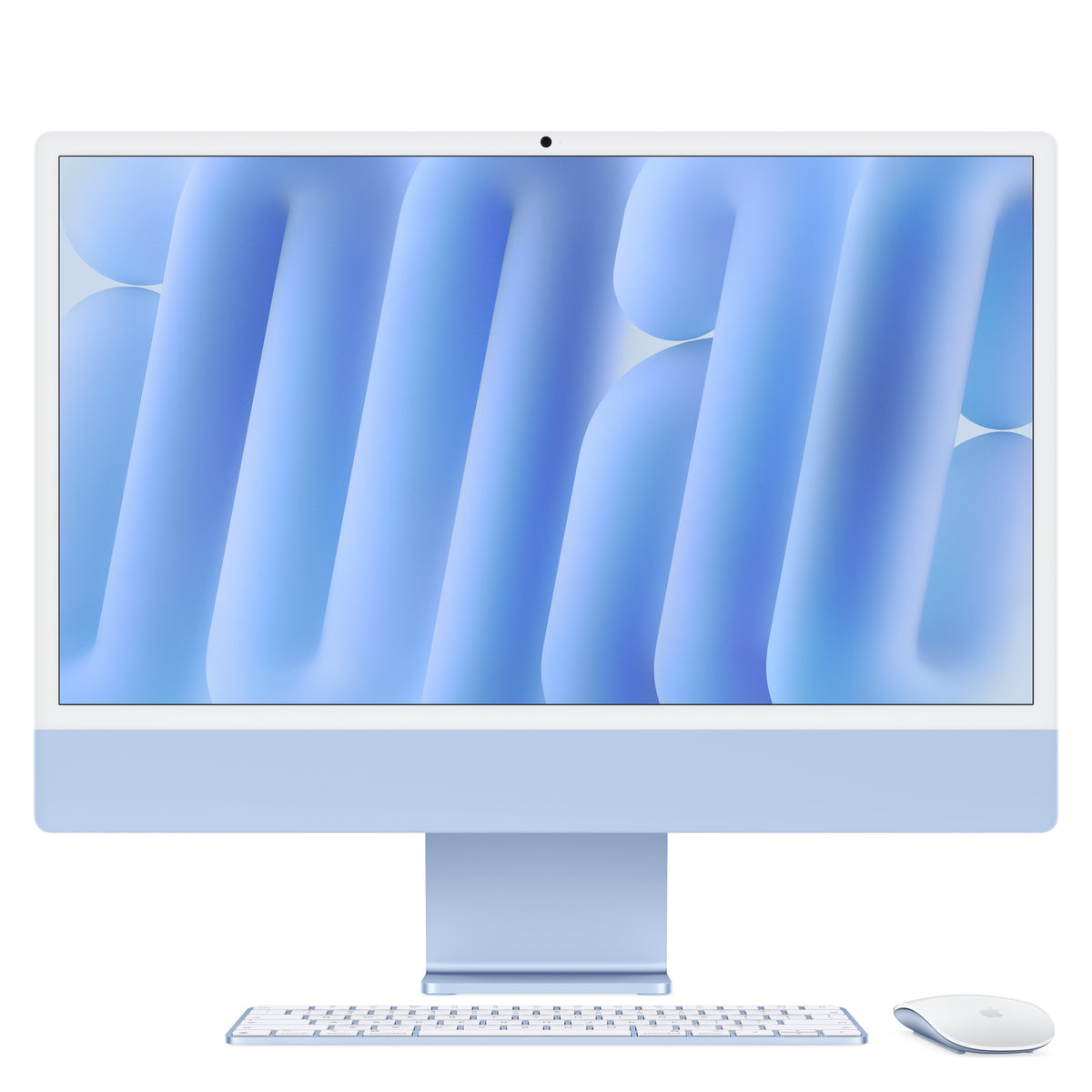 Apple 24-inch iMac with Retina 4.5K display: M6 chip with 10-core CPU and 10-core GPU, 16GB, 256GB SSD - Blue - MH094LL/A