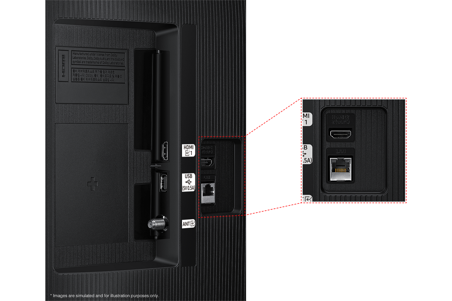 (Open Box) Samsung 32-in H5000 HD HDR LED TV - UN32H5000FFXZA (2025)