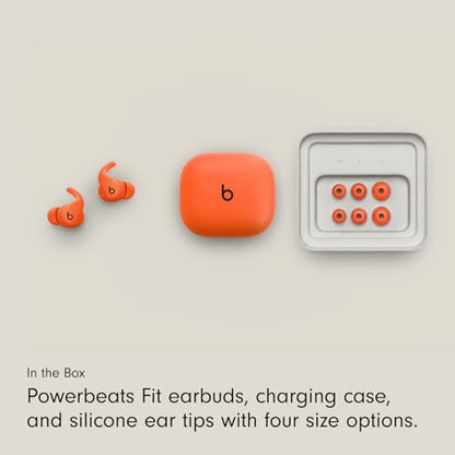 (Open Box) Beats Powerbeats Fit - Wireless Noise-Cancelling Workout Earbuds with Ultimate Secure Fit - Gravel Gray