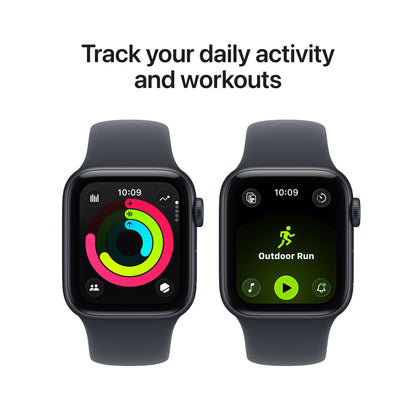 (Open Box) Apple Watch SE 3 GPS 40mm Midnight Aluminum Case with Midnight Sport Band - M/L - MEHC4LW/A - (Fall 2025)