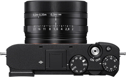 Sony RX1R III Full-Frame Digital Camera - 61 MP CMOS Sensor, 35mm F2 Lens, AI-Based Subject Recognition