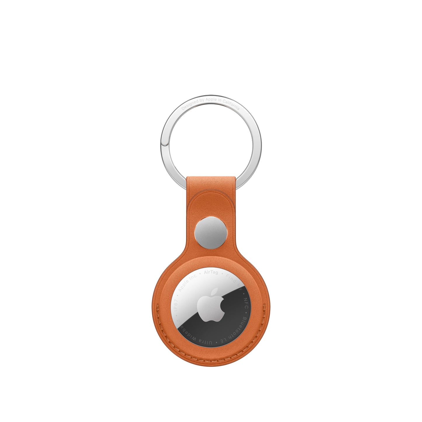 Apple AirTag FineWoven Key Ring - Fox Orange - MGFY4ZM/A
