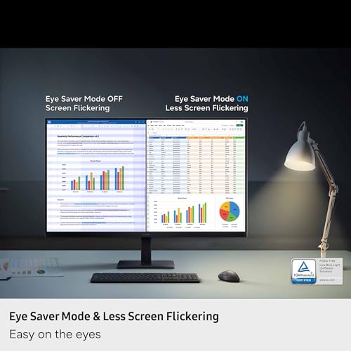 Samsung 32-in Computer Monitor - UHD, VA, 60Hz, 1HDMI, 1DP, Simple Stand, Slim Design - LS32H704EANXZA (2026)
