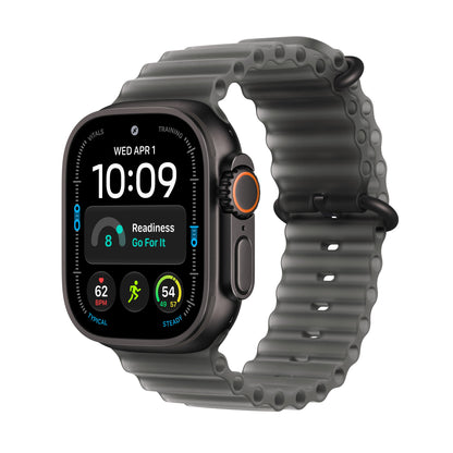 Apple Watch Ultra 4 GPS + Cellular 49mm Black Titanium Case with Translucent Black Ocean Band - MJAY4LS/A (2026)