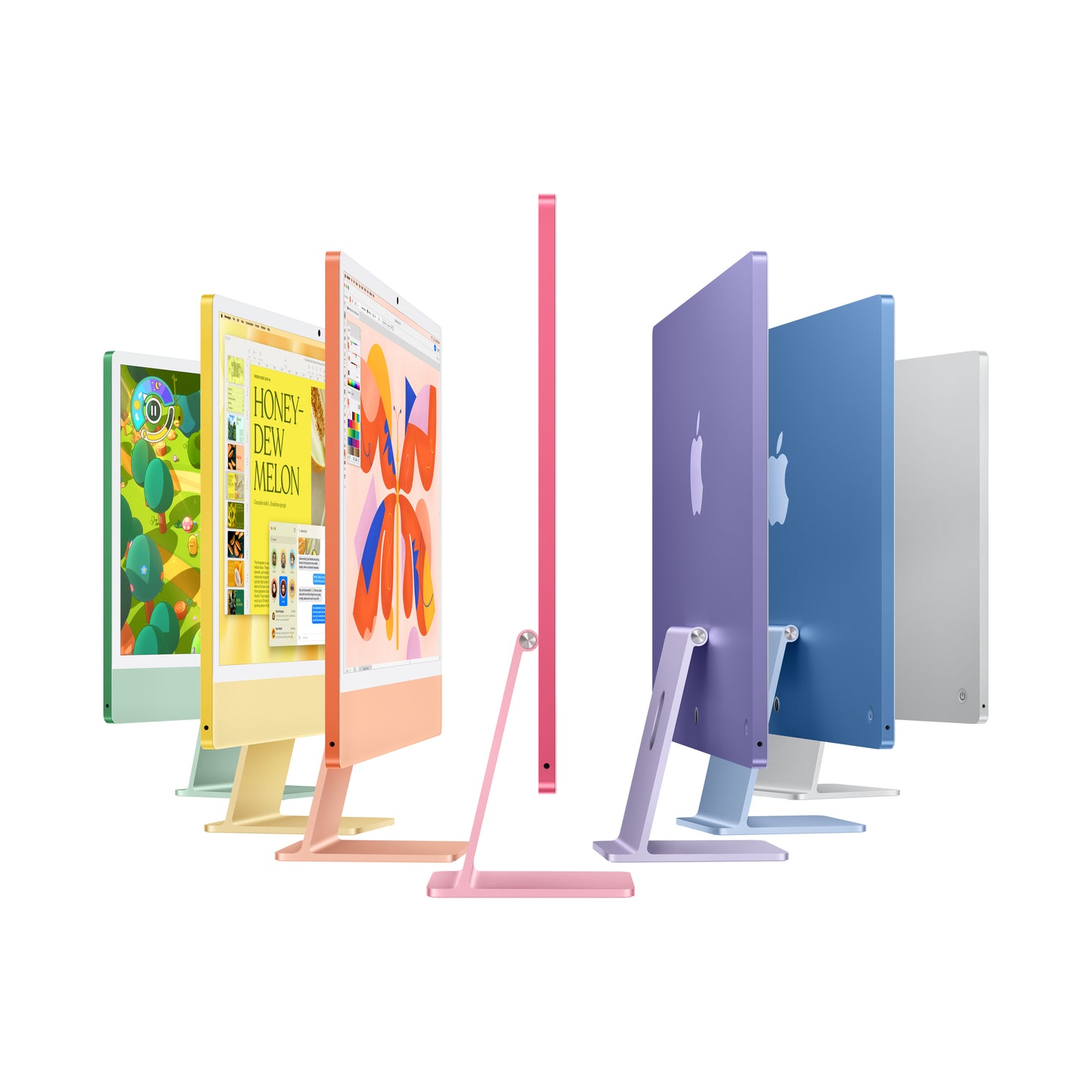 (Open Box) Apple 24-inch iMac with Retina 4.5K display: M4 chip w 8C CPU / 8C GPU, 256GB SSD, 16GB Memory - Pink - MWUG3LL/A (Fall 2024)