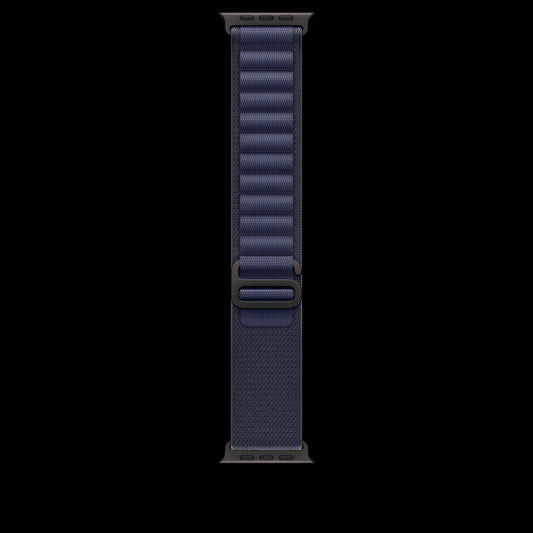 Apple 49mm Navy Alpine Loop - Medium - Black Titanium Finish - MYPX3AM/A (2024)