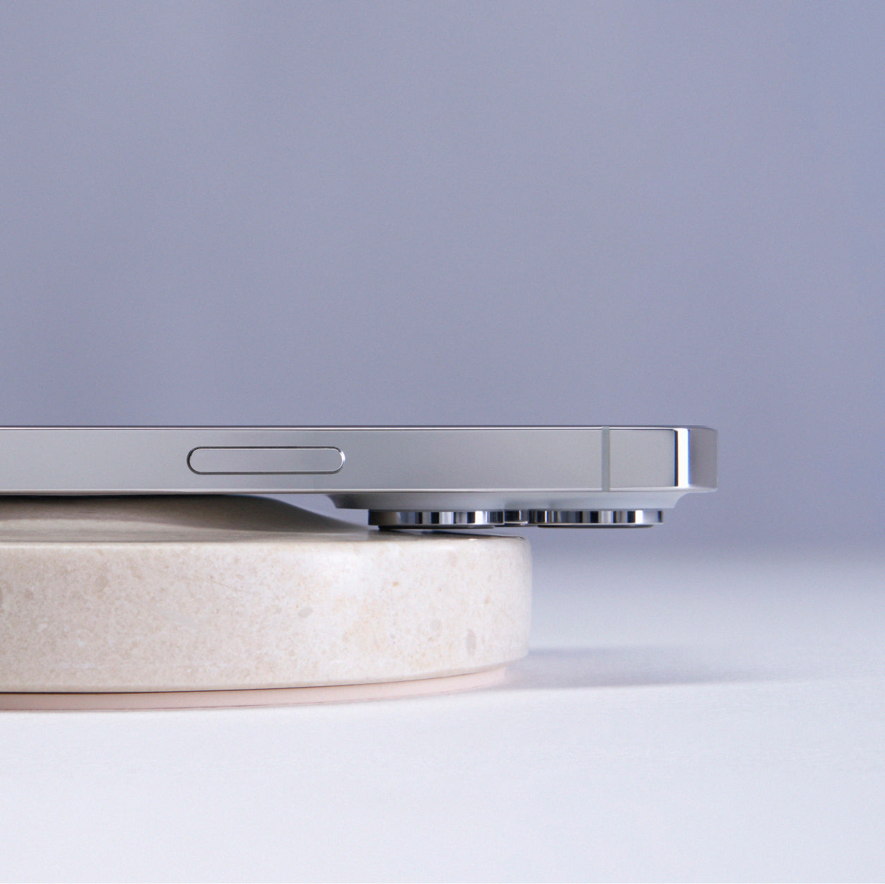 Einova Classic Wireless Charging Stone | Cream Marble