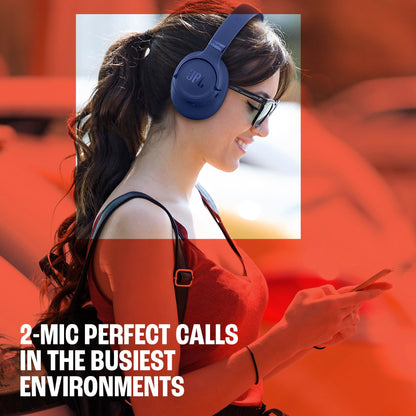 JBL Tune 780NCBT Active Noise Cancelling Over Ear Bluetooth Headphone - White