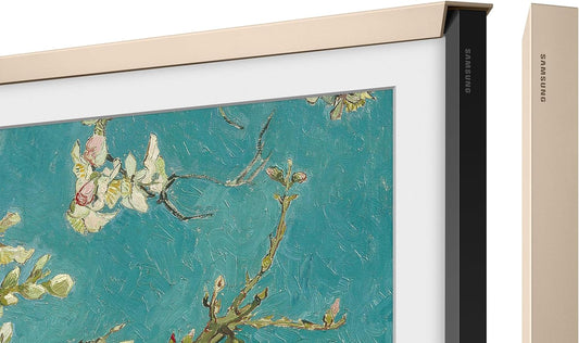 (Open Box) Samsung 85-in The Frame Customizable Bezel - Sand Gold Metal (VG-SCFC85SGM/ZA) for 2021-2024 Models