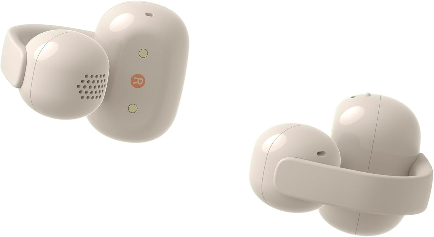 Sony LinkBuds Clip Open-Ear Truly Wireless Earbuds, Greige - WFLC900/C w 27-Month Axiom Device Care Program