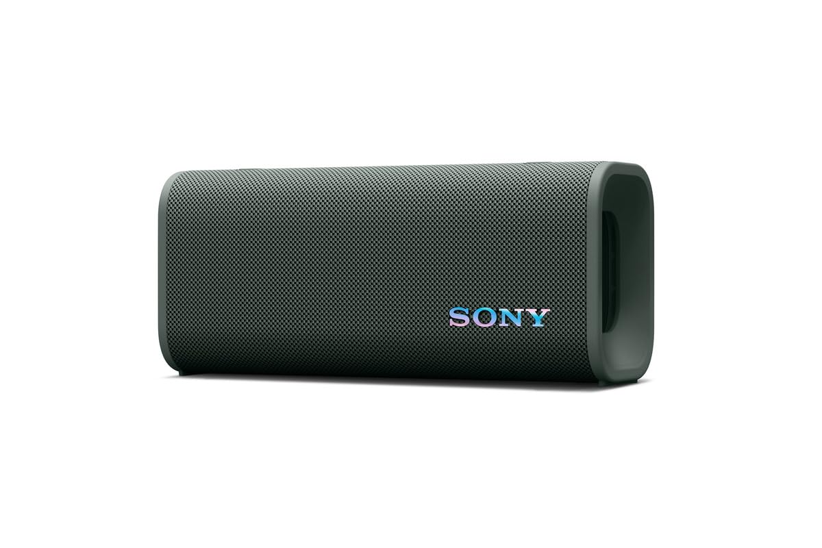 Sony ULT Field 3 Wireless Portable Bluetooth Speaker, Waterproof, 24 Hour Battery and Shoulder Strap (SRSULT30H), Forest Gray