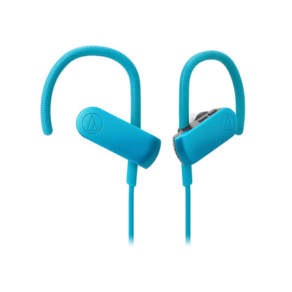 (Open Box) Audio-Technica ATH-SPORT50BT SonicSport Wireless In-Ear Headphones, Blue