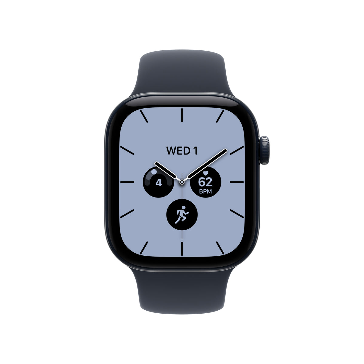 Apple Watch Series 12 GPS + Cellular 42mm Night Blue Ceramic Case with Navy Blue Sport Band - M/L - MJH04LS/A (2026)
