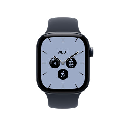 Apple Watch Series 12 GPS + Cellular 42mm Night Blue Ceramic Case with Navy Blue Sport Band - M/L - MJH04LS/A (2026)