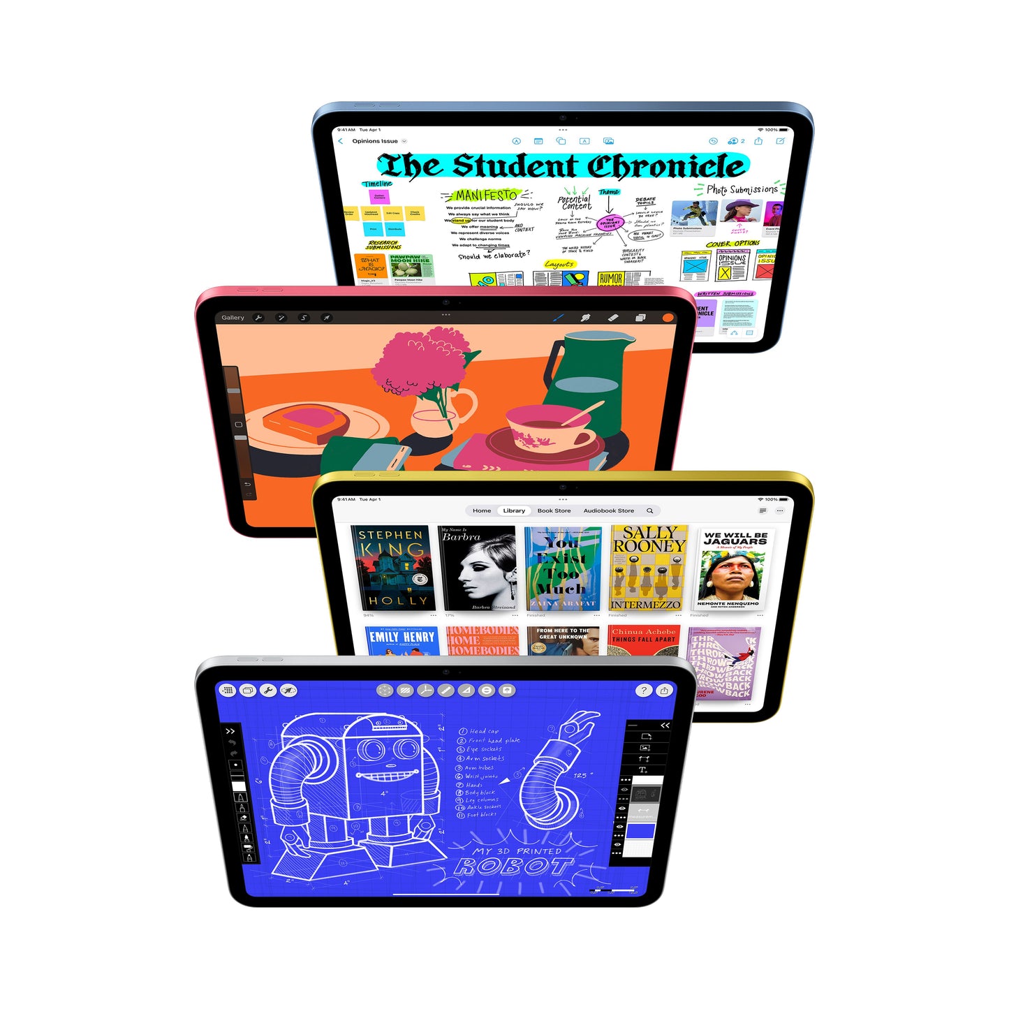 (Open Box) Apple 11-inch iPad Wi-Fi 256GB - Pink (A16) - MD4P4LL/A - (11th Gen)