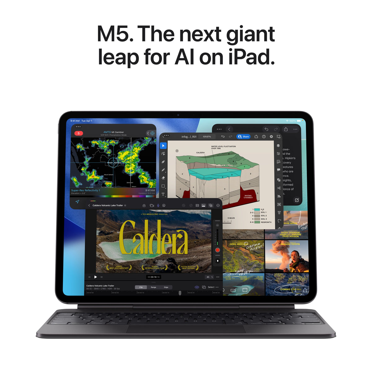 (Open Box) Apple 13-in iPad Pro (M5) Wi-Fi 1TB Standard Glass - Silver - MDYP4LL/A - (Oct 2025)
