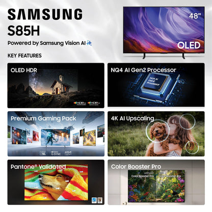 Samsung S85H 48-in OLED TV - QN48S85HAEXZA (2026)