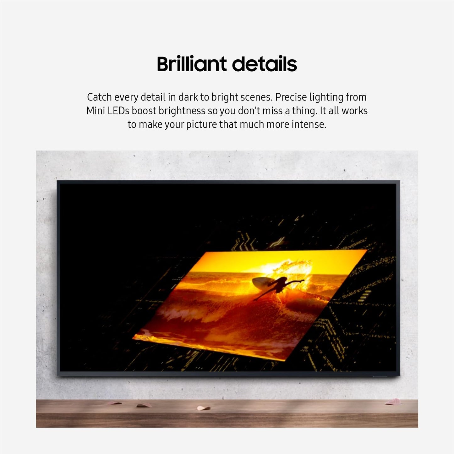 Samsung 65-in Neo QLED 4K The Terrace Full Sun, Weatherproof, Outdoor TV, (QN65LST9DAFXZA, 2024)