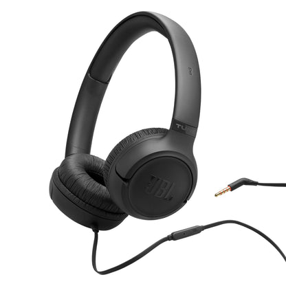 JBL Tune 530 3.5mm Wired on ear Headphones - Black