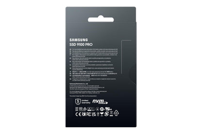 (Open Box) Samsung 1TB 9100 Pro Internal SSD Drive, PCIe 5.0 x4, NVMe 2.0 - MZ-VAP1T0B/AM