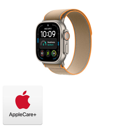 Apple Watch Ultra 4 GPS + Cellular 49mm Natural Titanium with Sand Trail Loop - M/L - MJAQ4LS/A - Bundle w AppleCare+