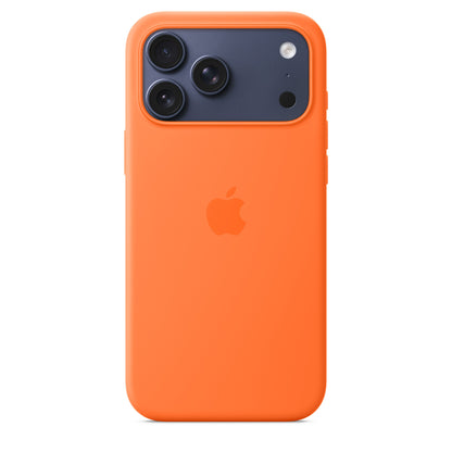 Apple iPhone 17 Pro Max Silicone Case with MagSafe – Orange - MGFL4ZM/A