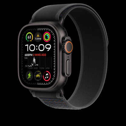 Apple 49mm Black Trail Loop - S/M - Black Titanium Finish - MYQ53AM/A (2024)