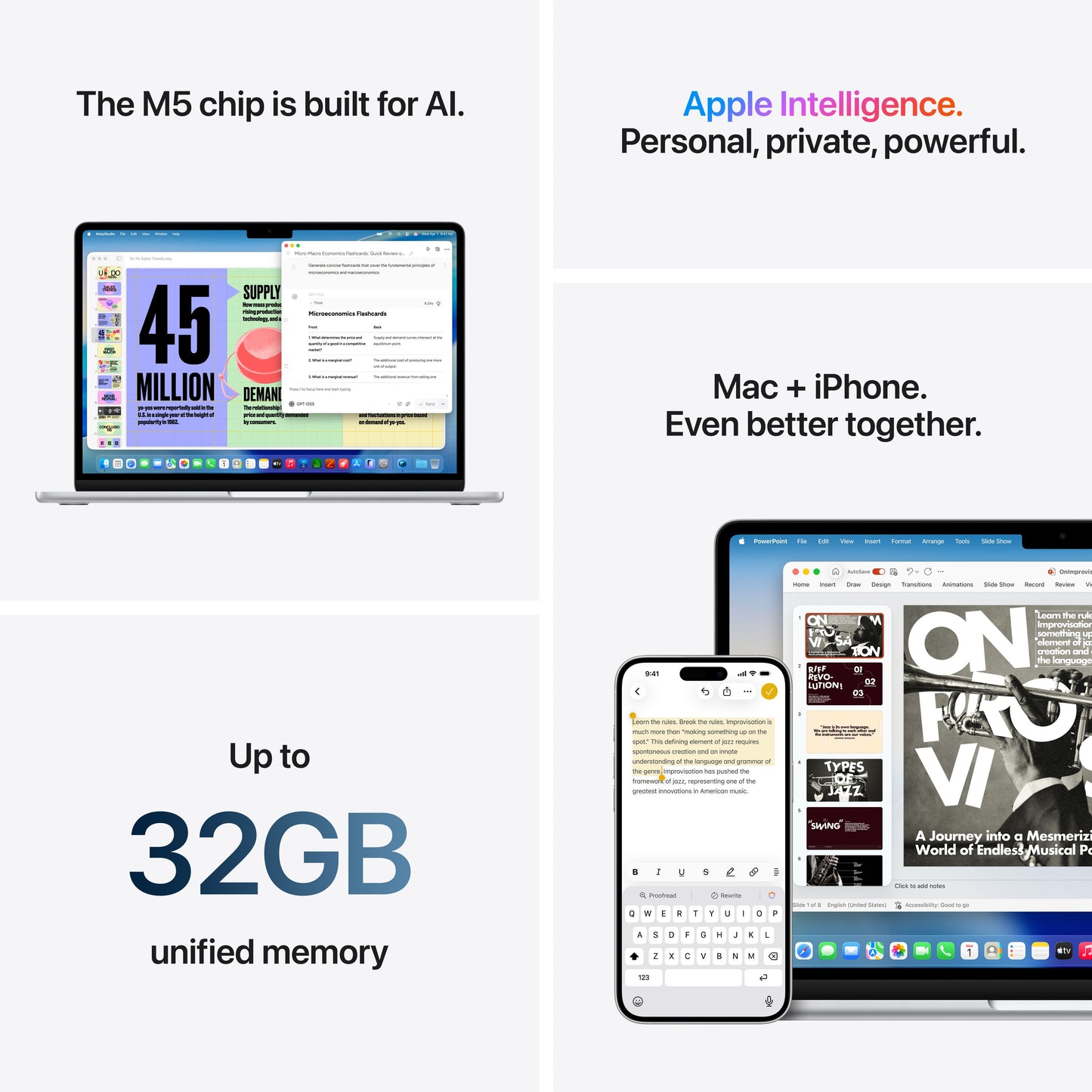 Apple 13-inch MacBook Air: Apple M5 chip w 10-core CPU - 10-core GPU, 1TB SSD, 16GB RAM - Sky Blue - MDHJ4LL/A - (2026)