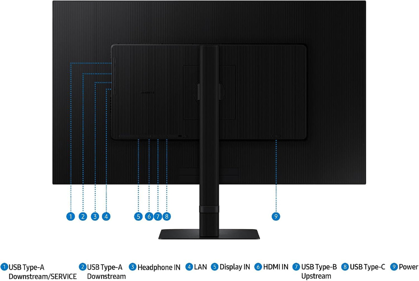 Samsung 32-in S8 (S90UD) 4K UHD LED Computer Monitor - LS32D804UANXGO